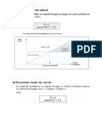 Seuil de Rentabilité Représentation Graphique