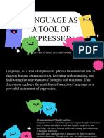 Language As A Tool of Expression