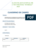 CUADERNO DE CAMPO - Cyt