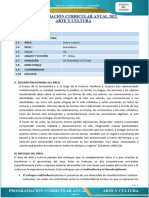 Arte 3° - Programación Anual Con Experiencias 2023