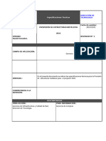 Pliego Provision de Estructuras 2022 - V1. INFRA