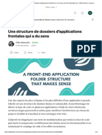 Structure de Dossiers D'applications Frontales Qui A Du Sens