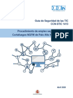 CCN-STIC-1413 Procedimiento de Empleo Seguro Cortafuegos NGFW de Palo Alto Networks