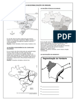 A Regionalização Do Brasil 