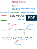 02 Linear Algebra Notes