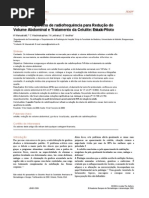 TRIPOLLAR - APARELHO DE RADIOFREQUÊNCIA PARA REDUÇÃO DO VOLUME ABDOMINAL E TRATAMENTO DA CELULITE - ESTUDO PILOTO