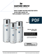 Residential Heat Pump Aerotherm Re Series Con Partslist 54629