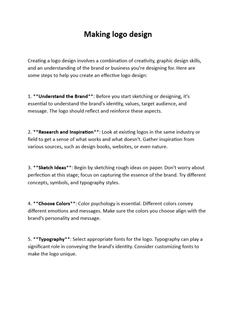 Making logo design research pdf logos typography