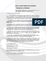 Bases Del Concurso de Poesía Báquica Febril