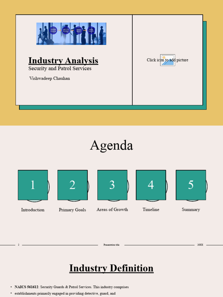 Industry Analysis Security and Patrol Services PDF Business