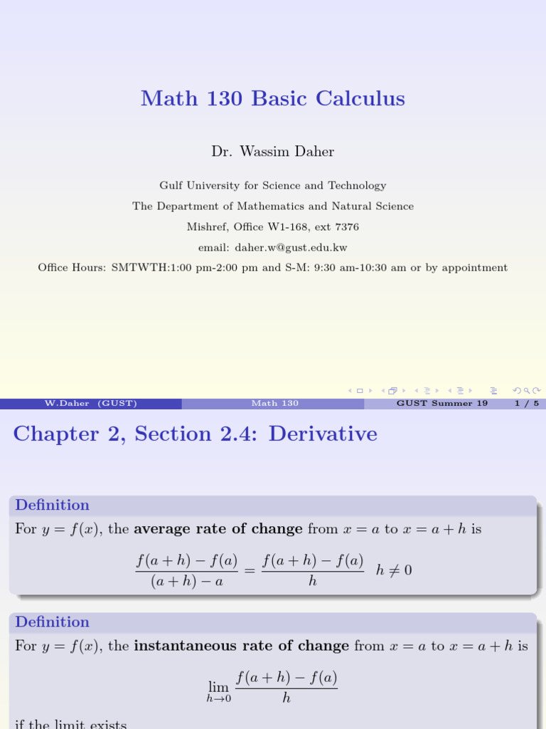 Sec 2 4 and 2 5 pdf derivative slope