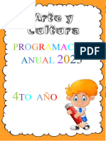 Programacion Anual Arte y Cultura 4TO