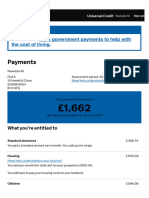 Payments - Universal Credit