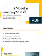 The Nagi Model in Disability Studies 