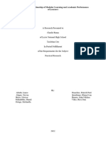 A Study On The Relationship of Modular Learning and Academic Performance