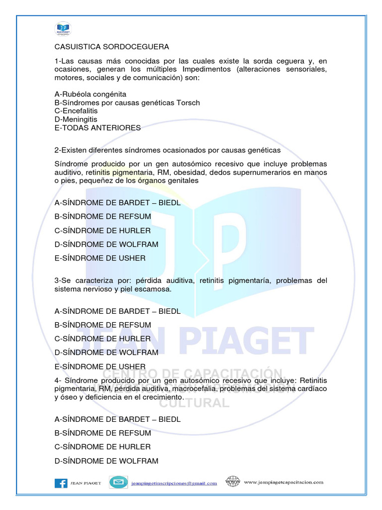 Casuistica - Ebe - 06 Noviembre | PDF | Discapacidad visual ...