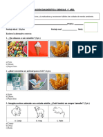 Evaluación Diag. Ciencias 1°