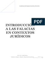 eBook - Introducción Al Estudio de Las Falacias en Contextos Jurídicos