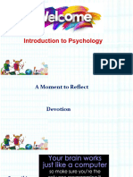 Introduction To Psychology Unit 1 PowerPoint