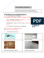 Modes de Pose Électricité