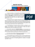 Declaración Colectivo Paulo Freire - Junio 2011