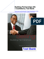 Selling Building Partnerships 9th Edition Castleberry Test Bank