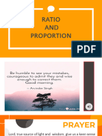 M1 - Ratio and Proportion
