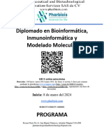 Diplomado en Bioinformática, Inmunoinformática y Modelado Molecular