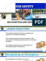 Chapter 6 Water Safety - Recognition and Response