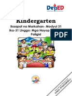 Final Kindergarten Week 31 Q4 Colored