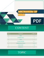 Mechanism of Fold Seminar by Abhinand B Pradeep