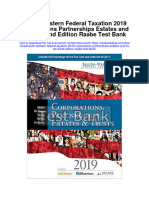 South Western Federal Taxation 2019 Corporations Partnerships Estates and Trusts 42nd Edition Raabe Test Bank