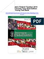 South Western Federal Taxation 2019 Individual Income Taxe 42nd Edition Young Test Bank