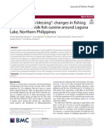 "Wild Fish Are A Blessing": Changes in Fishing Practices and Folk Fish Cuisine Around Laguna Lake, Northern Philippines