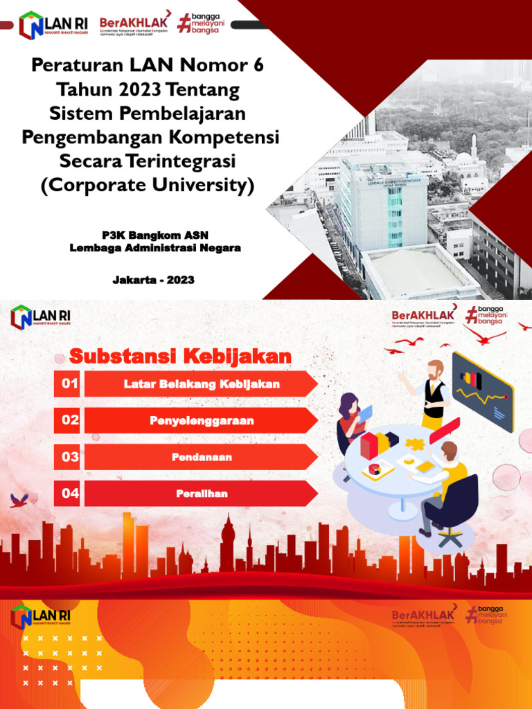 Kebijakan Corpu - PerLAN 6-2023 (Teguh Henry Prayitno, S.ian, M.a, M.ap ...