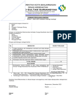 Form Penilaian Dan Rekomendasi