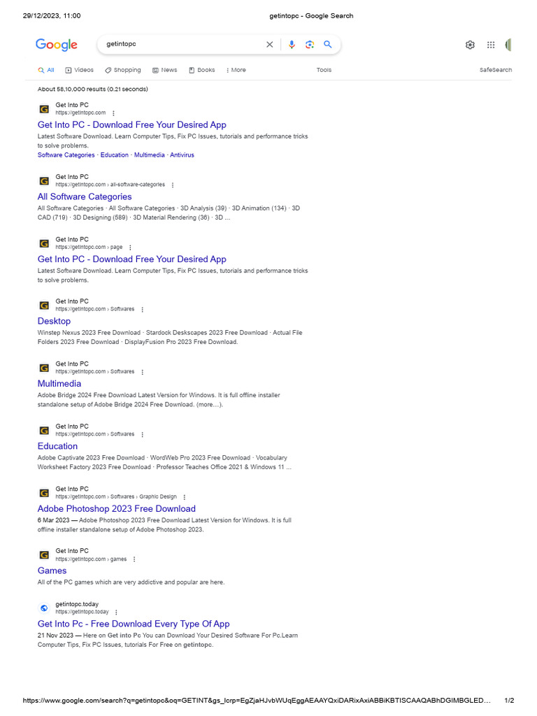 Getintopc - Google Search | PDF | 3 D Computer Graphics | Personal