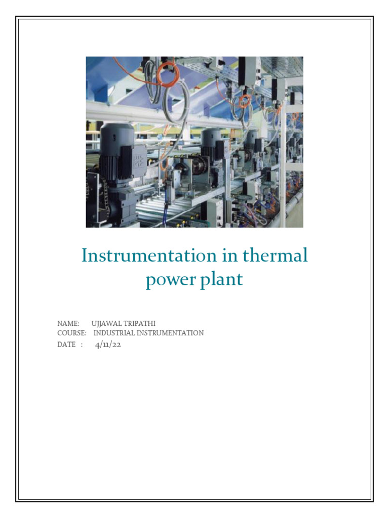 Instrumentation in Thermal Power Plants | PDF
