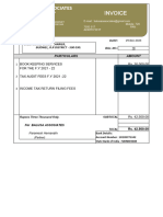 Balusa Associates Bill Format