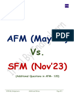 Incremental Theory Q AFM Vs SFM