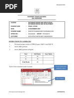 Ict450 SQL Exercise Question