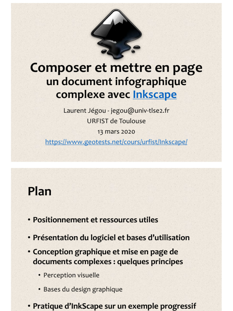 Guide de création d'infographies avec Inkscape | PDF | Mise en page ...