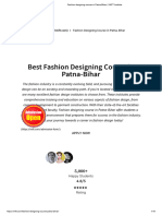 How To Find The Perfect Fashion Designing Course in Patna, Bihar