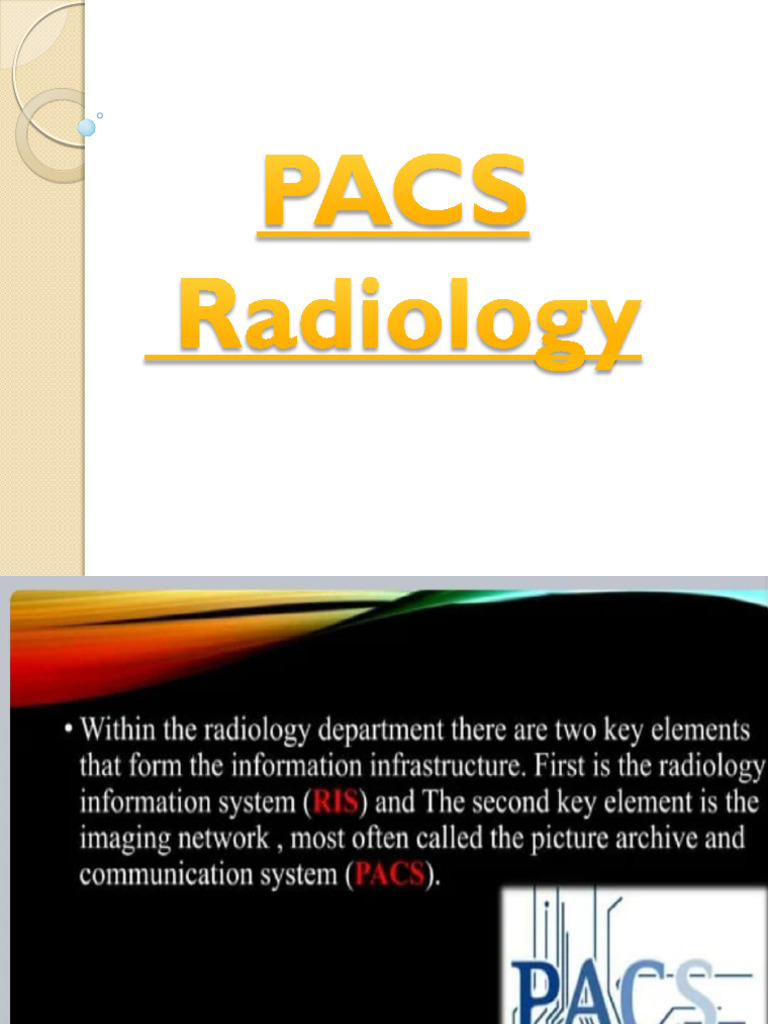 Ris Section 5 (PACS Radiology) PDF