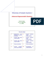 Les Chemistry of Catalytic Systems I