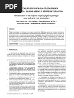 Disfagia Sabor Acido y Temperatura Fria