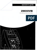 DeLaRue Operator S Guide 2800VB