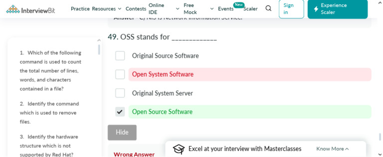 Linux Commands and OSS Quiz | PDF