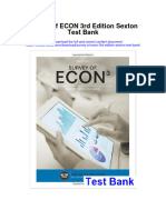 Survey of Econ 3rd Edition Sexton Test Bank