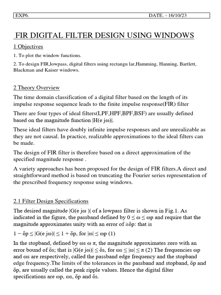 Exp6 Edsp Rohit | PDF | Science & Mathematics